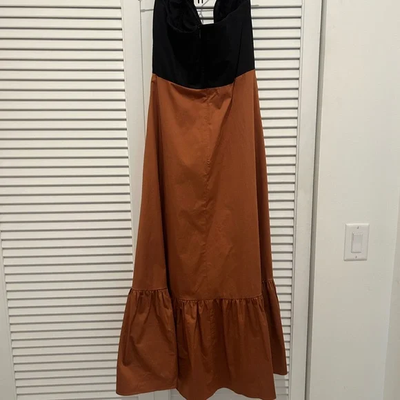 Elegant Black and Brown Women's Skirt
